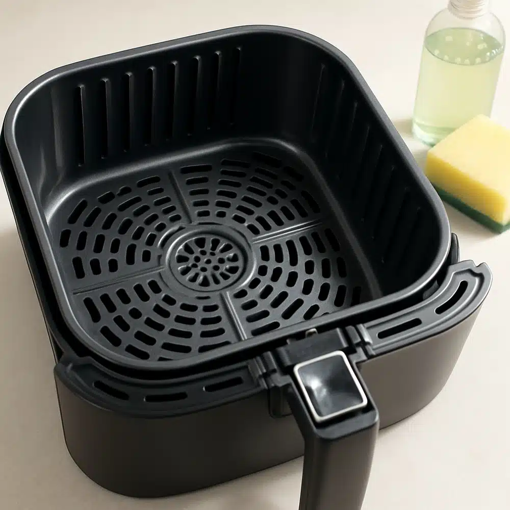 clean air fryer basket