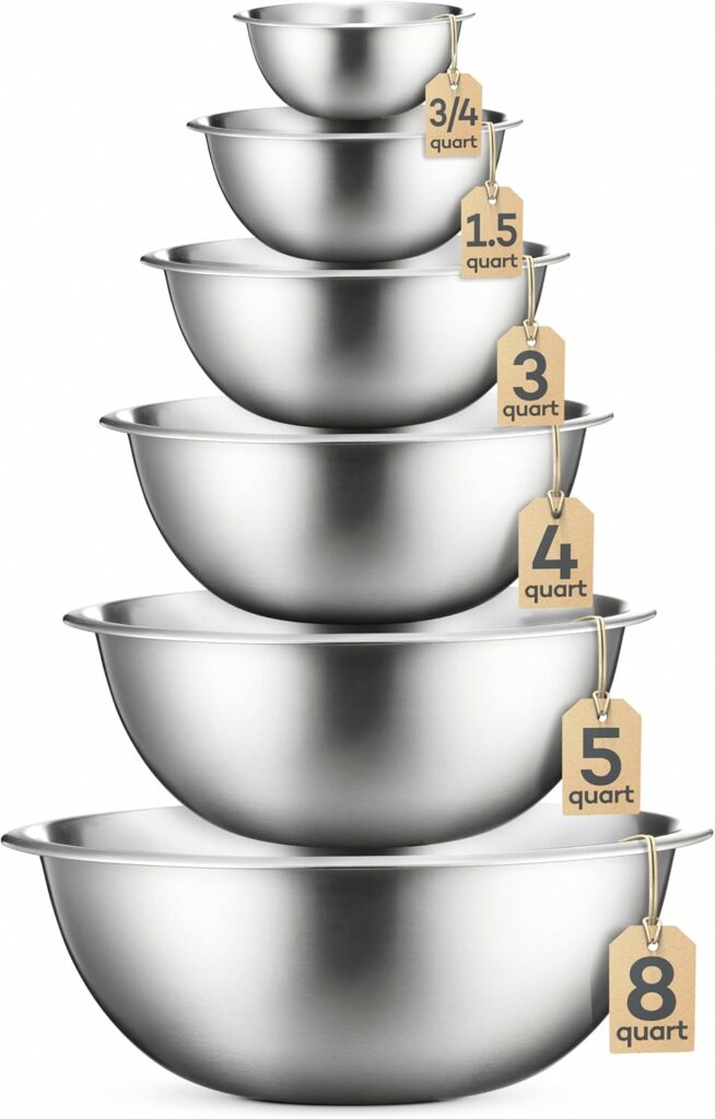 fine dine stainless steel mixing bowls