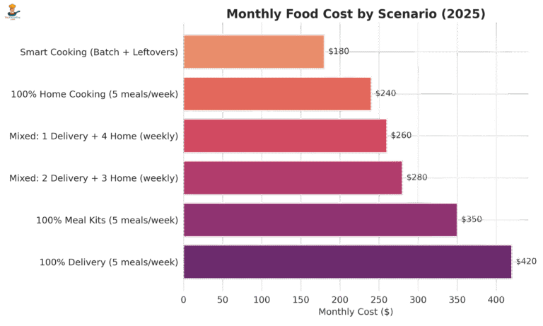 Picture of The True Cost of Cooking at Home vs Delivery (2025 Data Report)